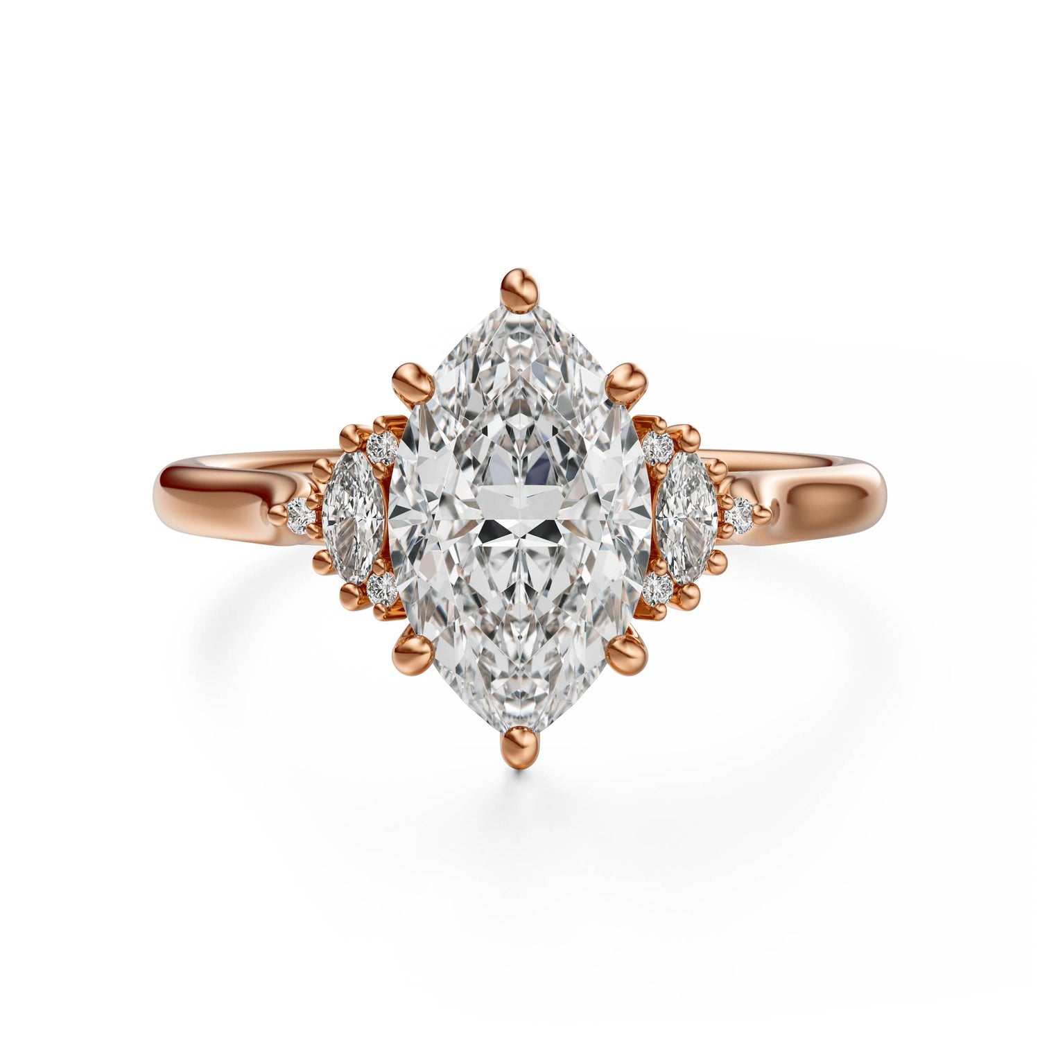 The Maren Ring | Marquise | Setting Only