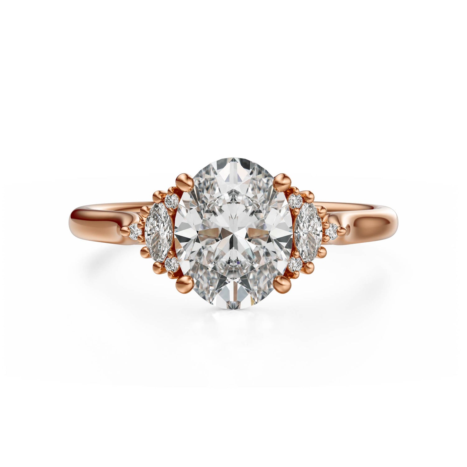 The Maren Ring | Oval | Setting Only