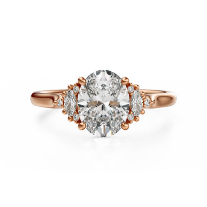 The Maren Ring | Oval | Setting Only