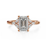 The Meadow Ring | Emerald Cut - Lavender Creek Gems 