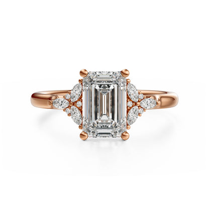 The Meadow Ring | Emerald Cut - Lavender Creek Gems 