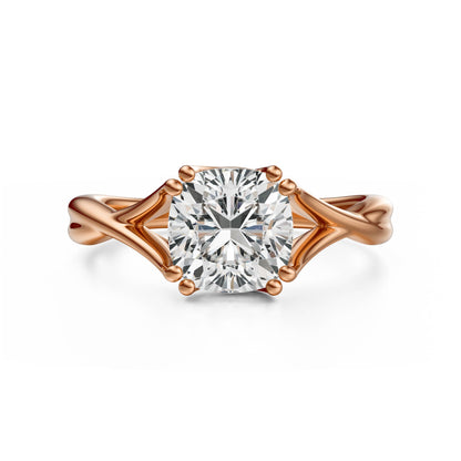 The Entwine Ring | Cushion - Lavender Creek Gems 