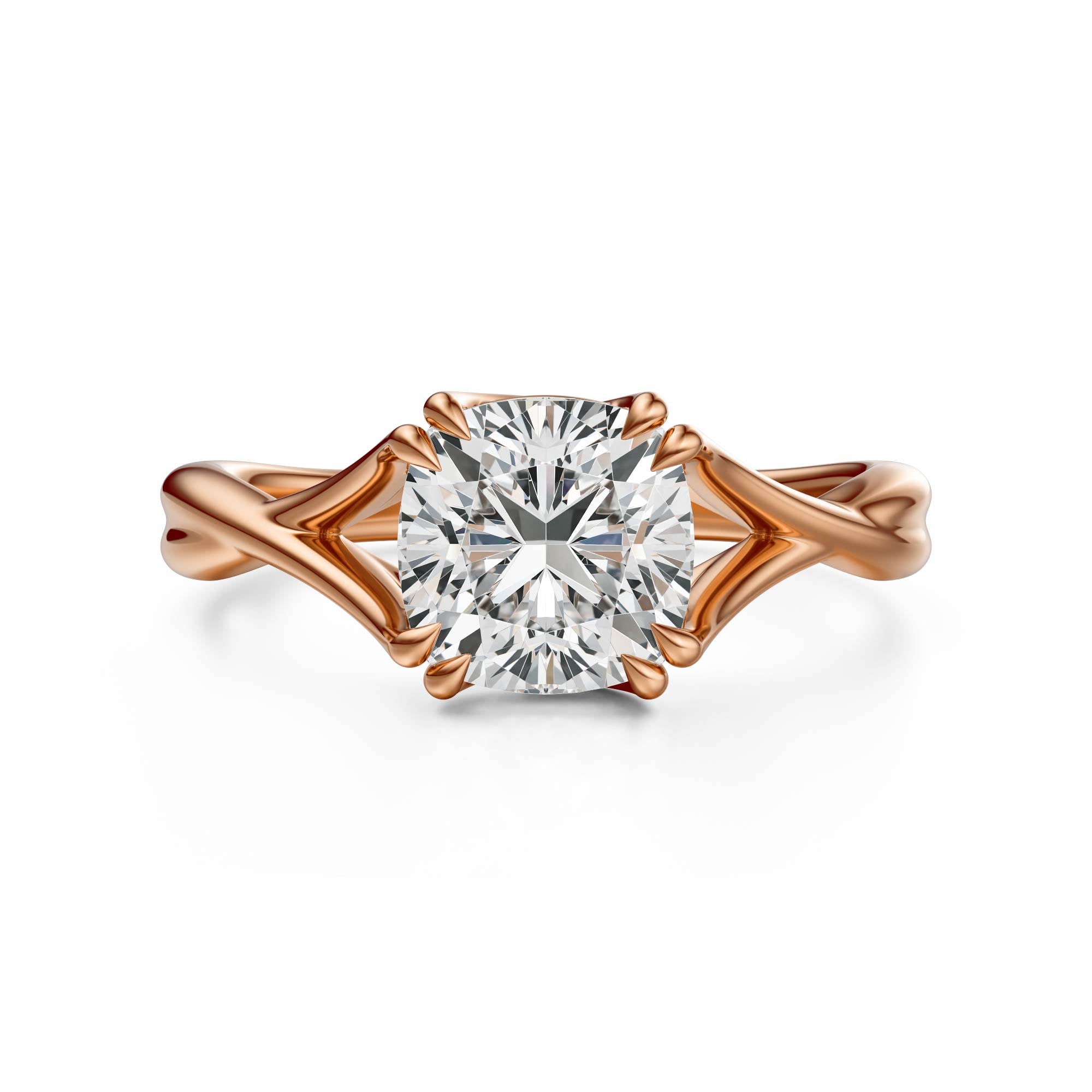 The Entwine Ring | Cushion - Lavender Creek Gems 