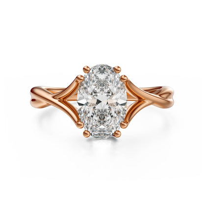 The Entwine Ring | Oval - Lavender Creek Gems 