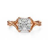 The Entwine Ring | Princess | Setting Only - Lavender Creek Gems 