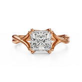The Entwine Ring | Princess | Setting Only - Lavender Creek Gems 