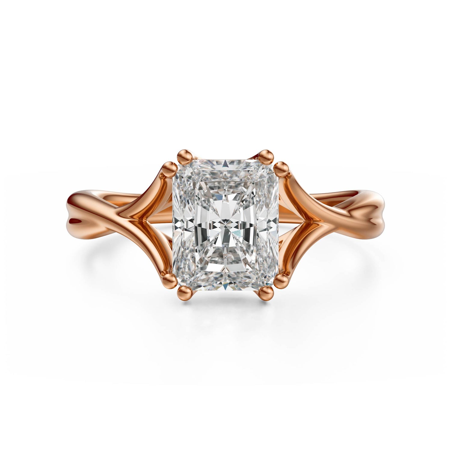 The Entwine Ring | Radiant - Lavender Creek Gems 