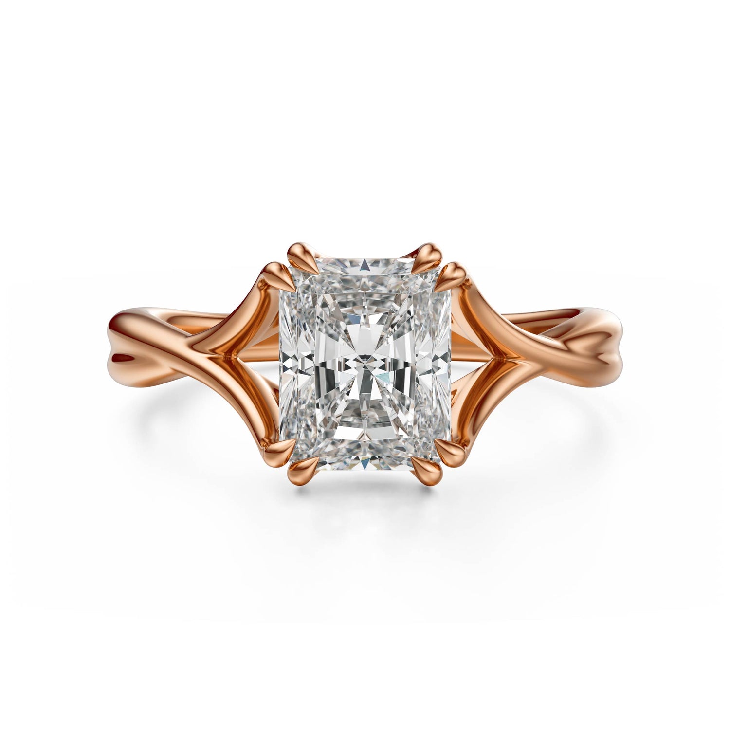 The Entwine Ring | Radiant - Lavender Creek Gems 