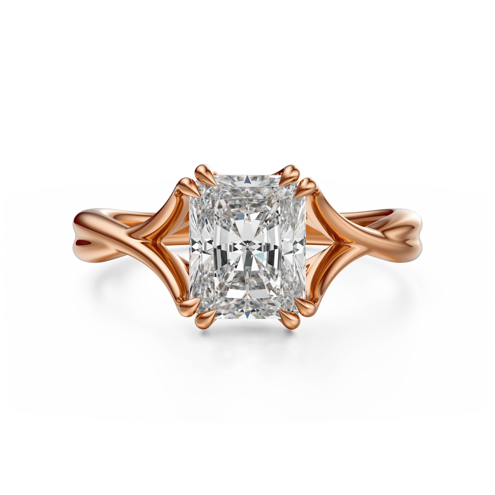 The Entwine Ring | Radiant - Lavender Creek Gems 