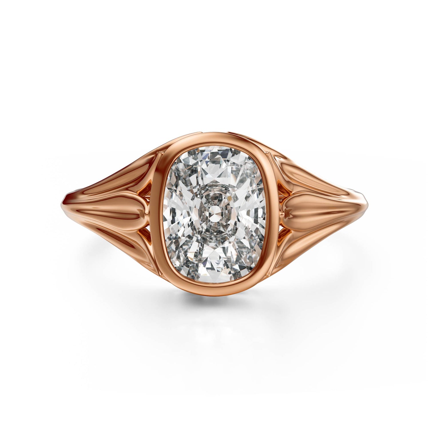 The Nightbloom Ring | Elongated Cushion - Lavender Creek Gems 
