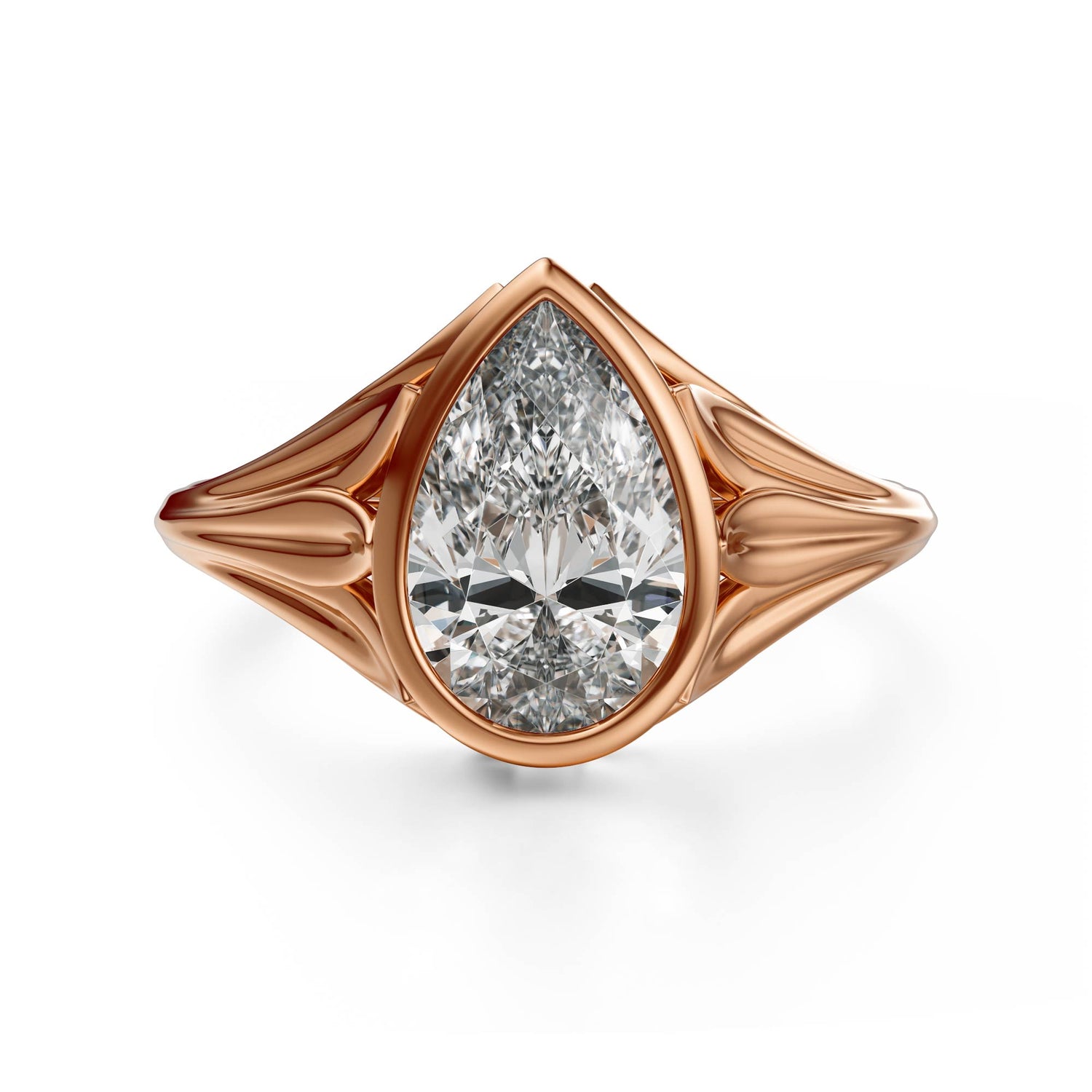 The Nightbloom Ring | Pear - Lavender Creek Gems 