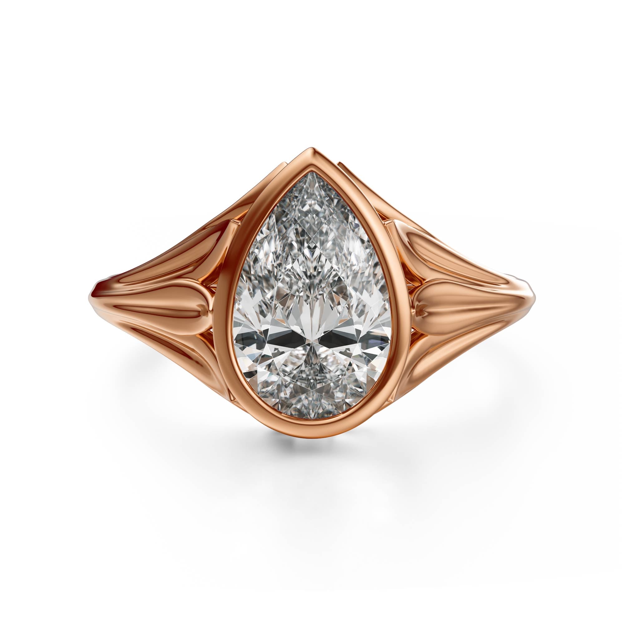 The Nightbloom Ring | Pear - Lavender Creek Gems 