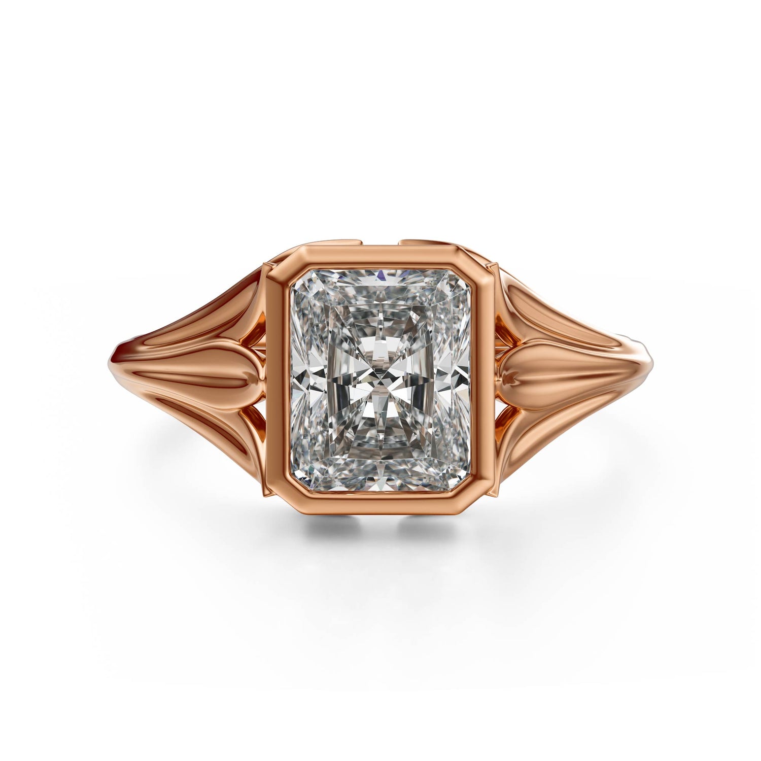 The Nightbloom Ring | Radiant | Setting Only - Lavender Creek Gems 