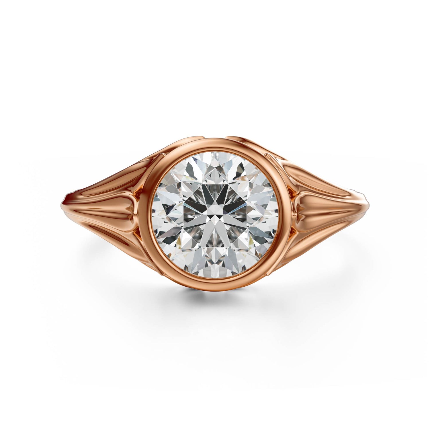 The Nightbloom Ring | Round | Setting Only - Lavender Creek Gems 