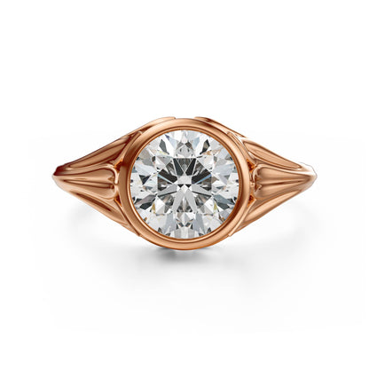 The Nightbloom Ring | Round | Setting Only - Lavender Creek Gems 