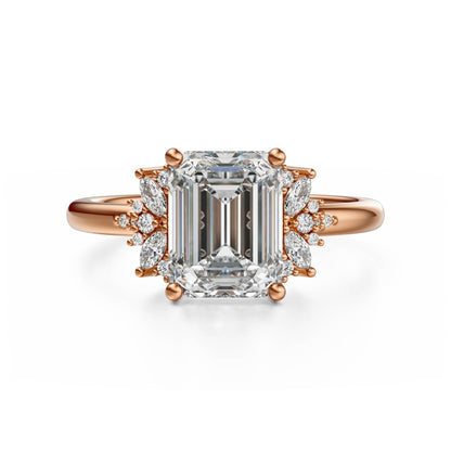 The Reverie Ring | Emerald Cut | Setting Only