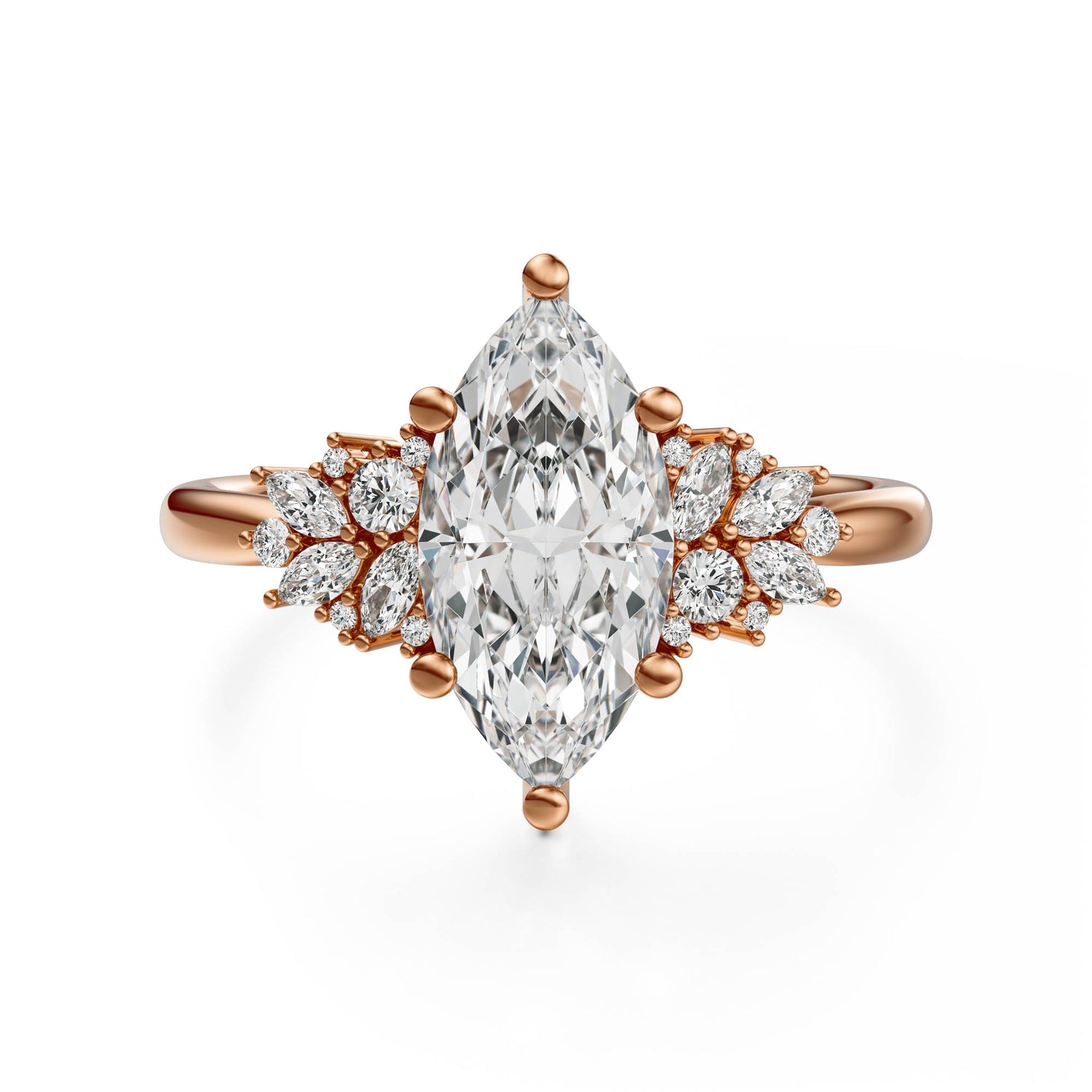 The Rosalie Ring | Marquise | Setting Only