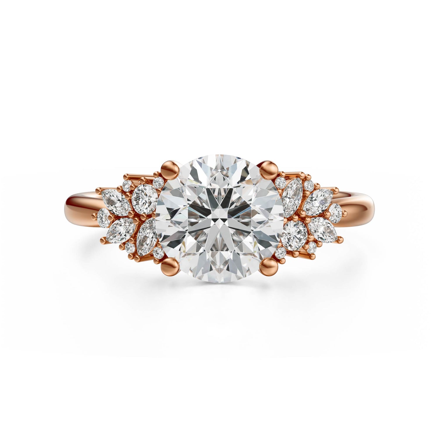 The Rosalie Ring | Round | Setting Only