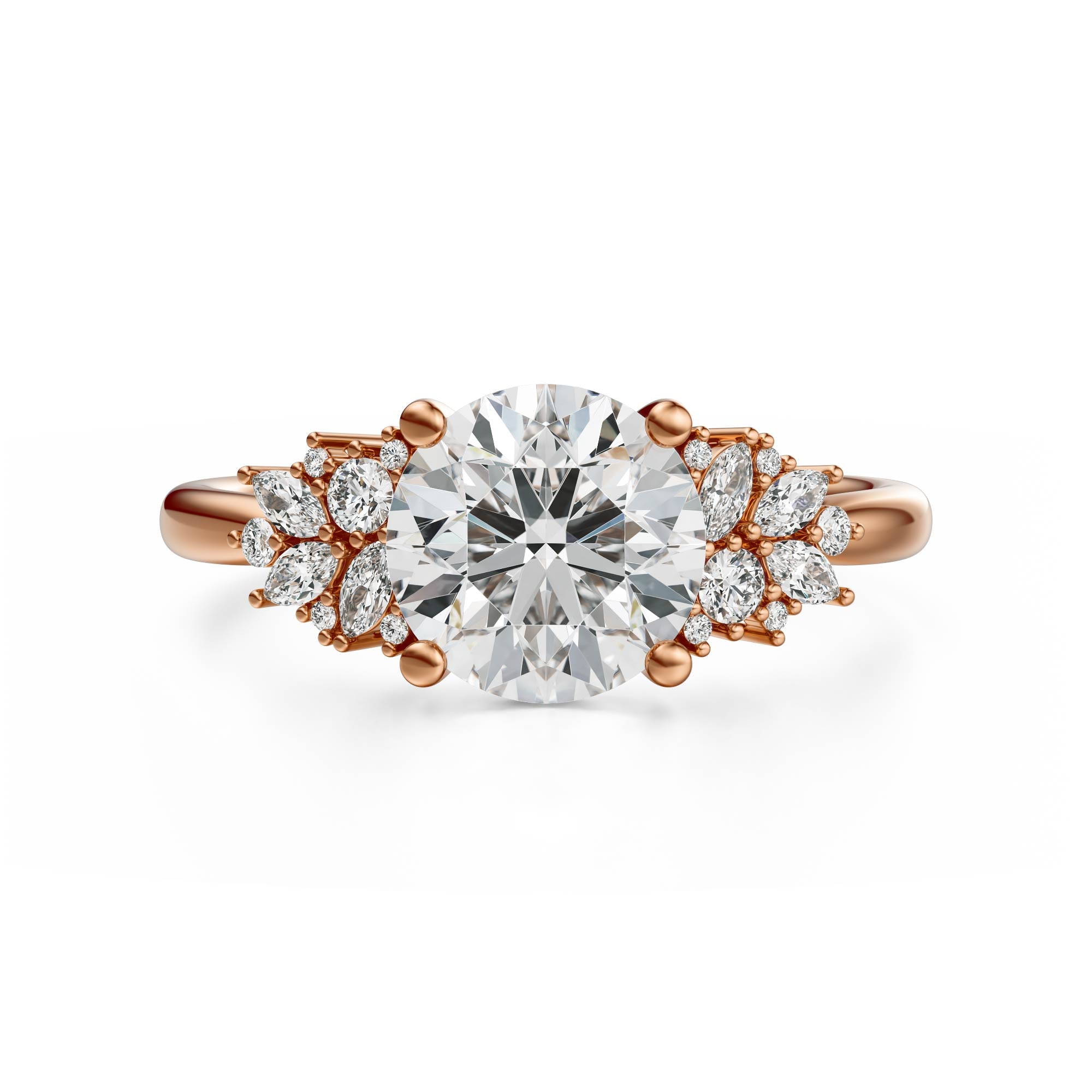The Rosalie Ring | Round | Setting Only