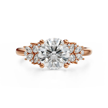 The Rosalie Ring | Round | Setting Only