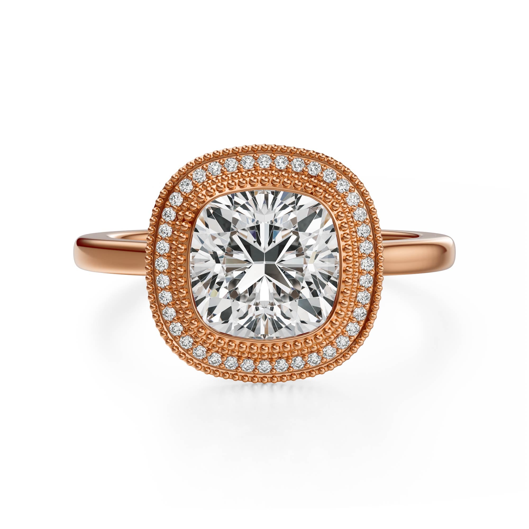 The Satine Ring | Cushion | Setting Only