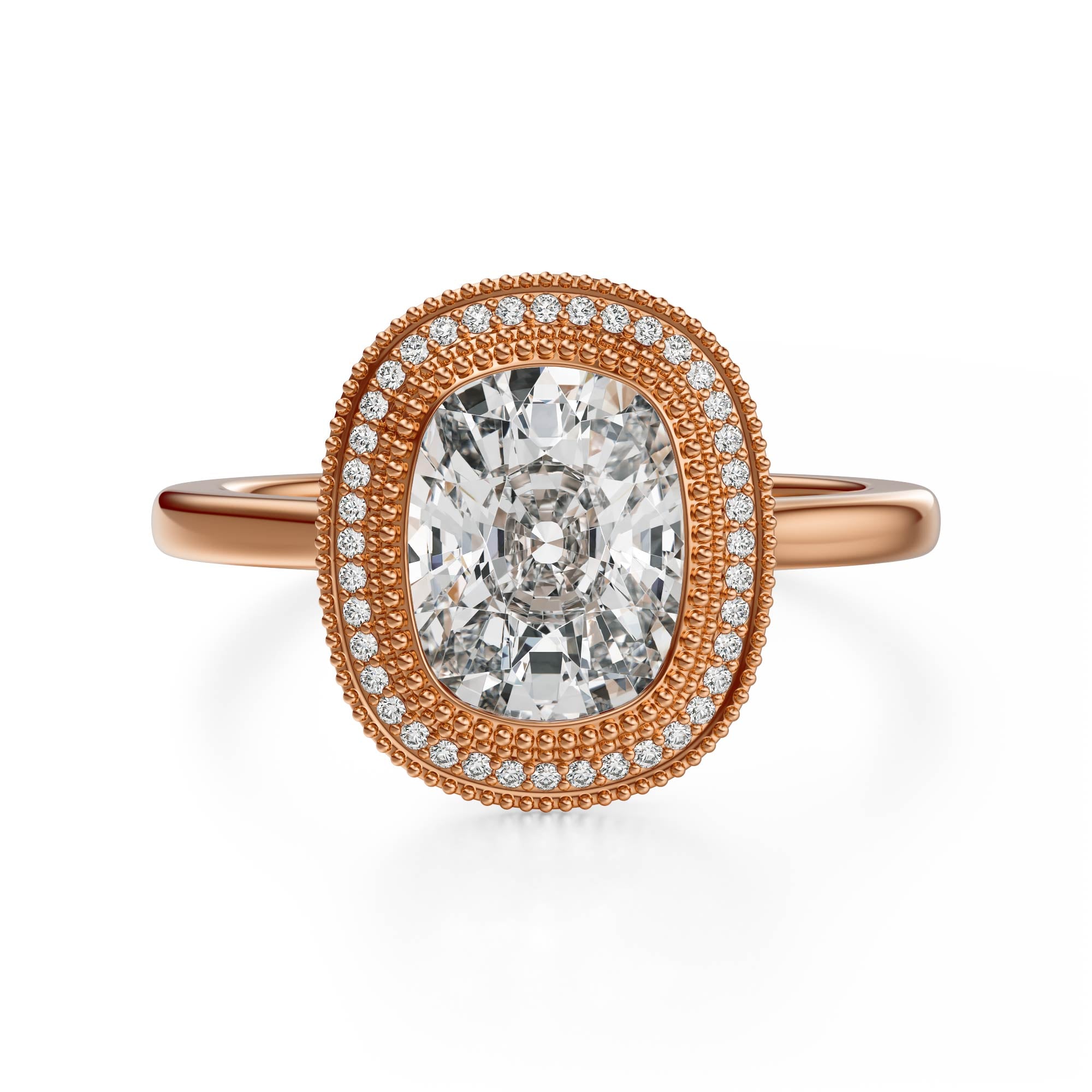 The Satine Ring | Elongated Cushion | Setting Only