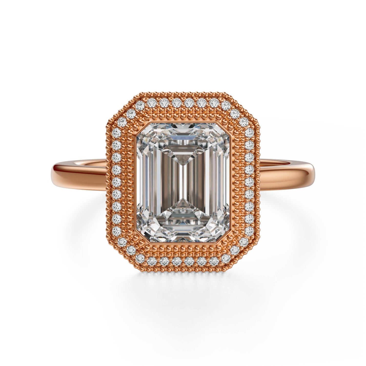 The Satine Ring | Emerald Cut