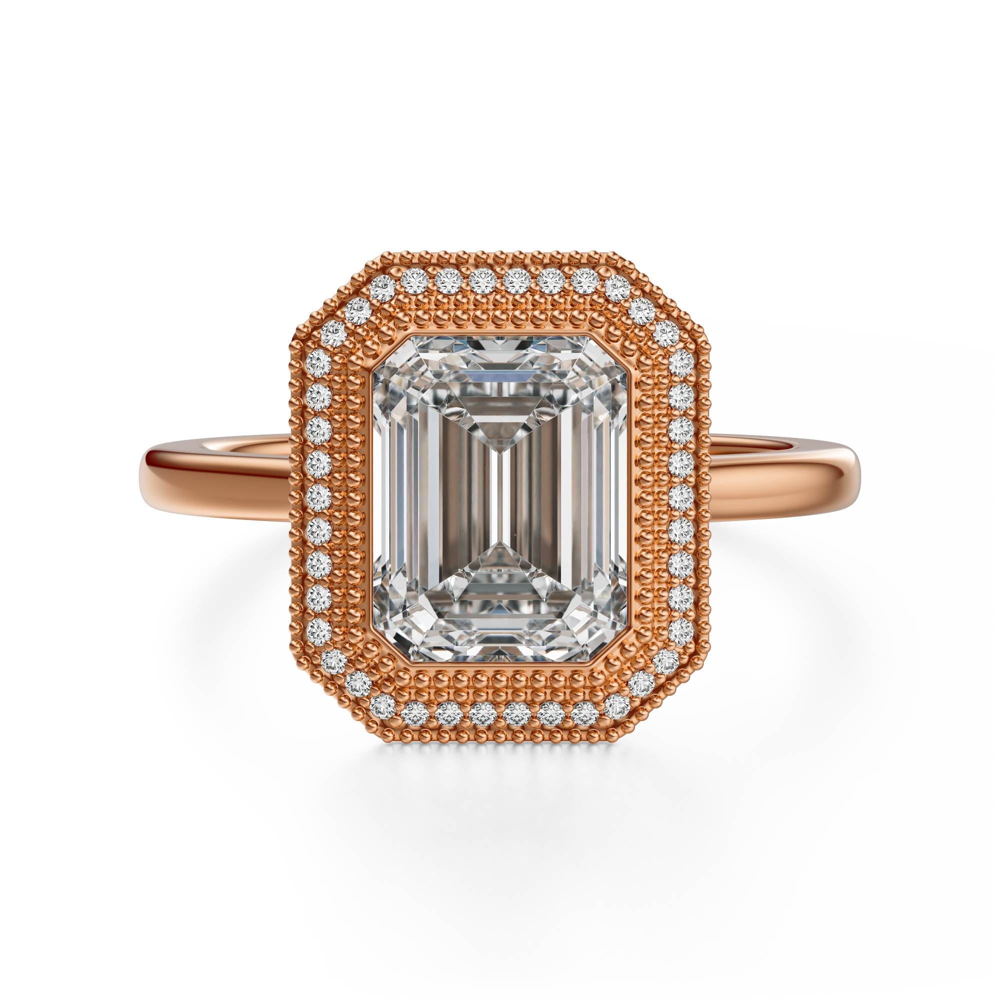 The Satine Ring | Emerald Cut