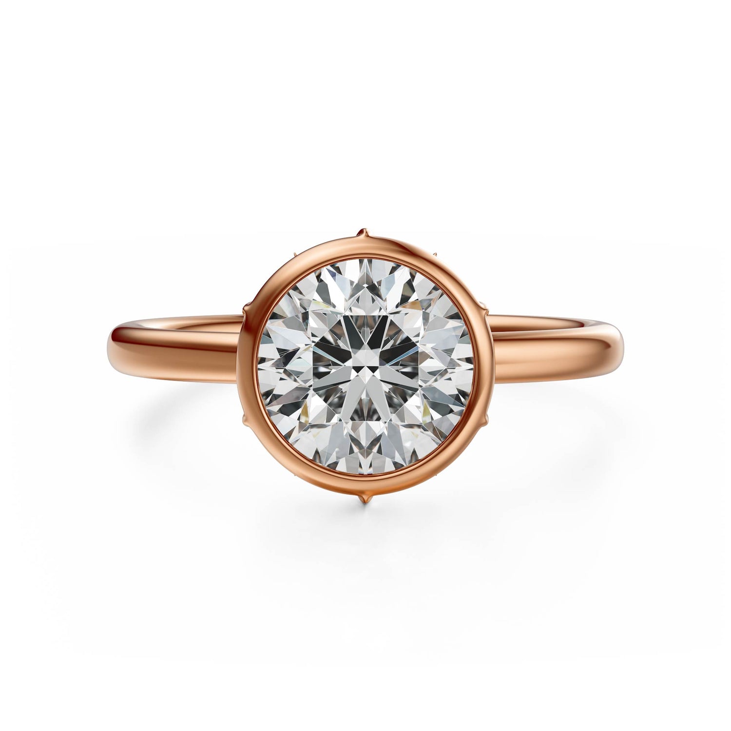 The Bezel Secret Garden Ring | Round | Setting Only