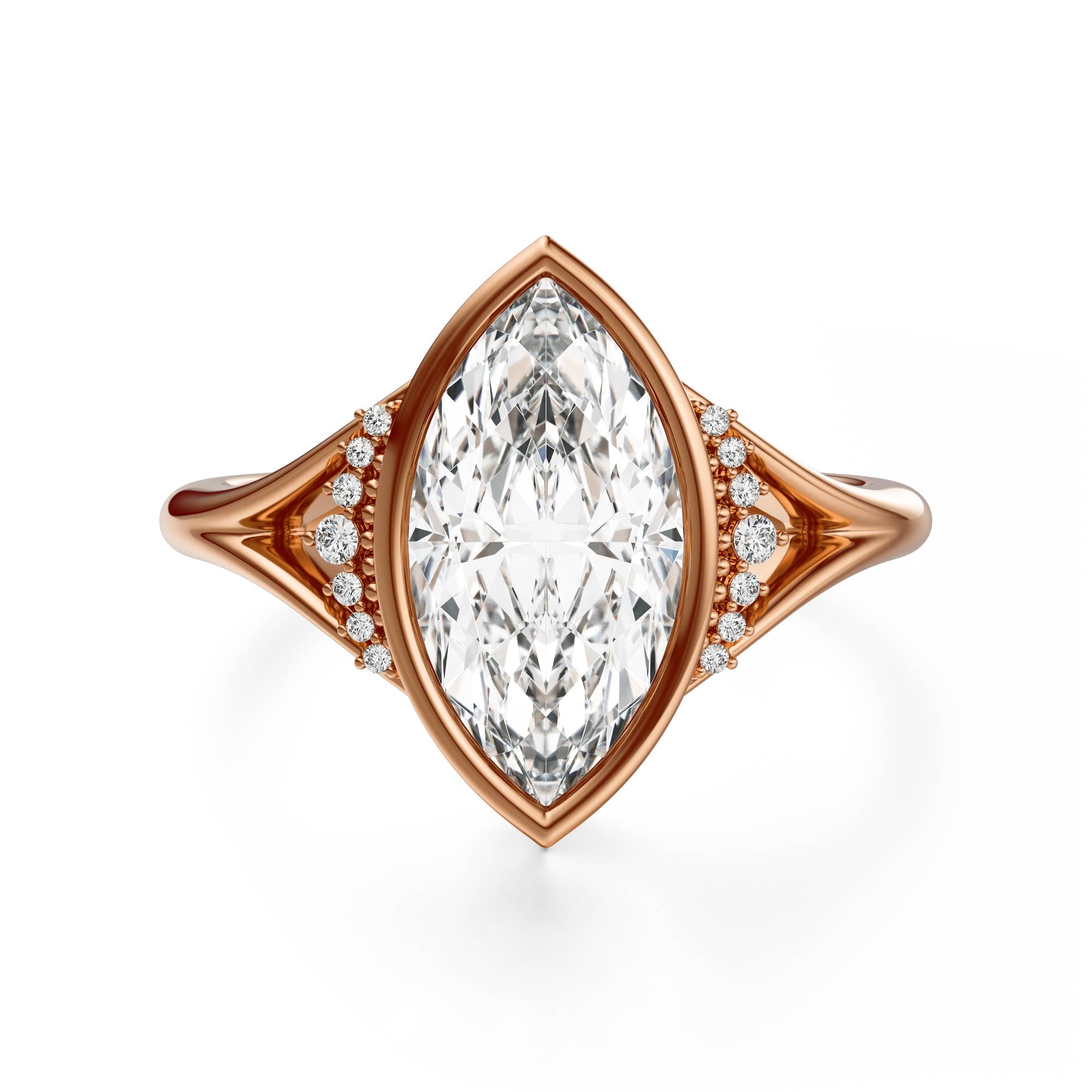 The Bezel Serendipity Ring | Marquise