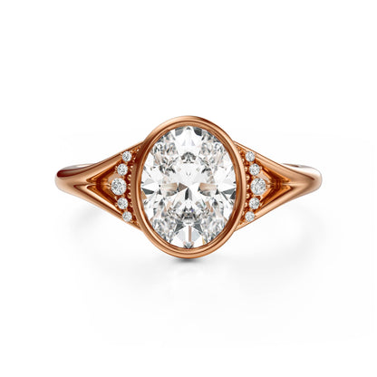 The Bezel Serendipity Ring | Oval