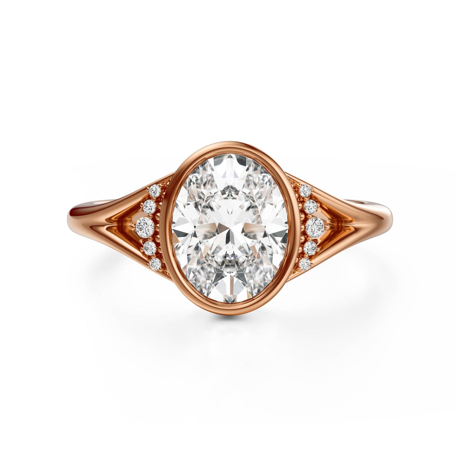 The Bezel Serendipity Ring | Oval | Setting Only