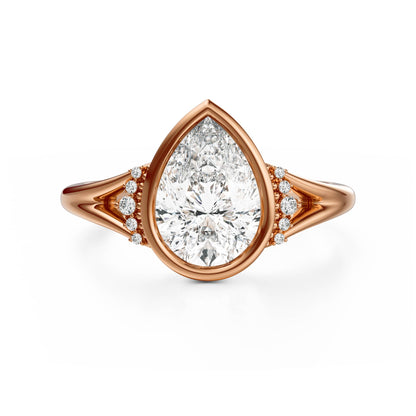 The Bezel Serendipity Ring | Pear