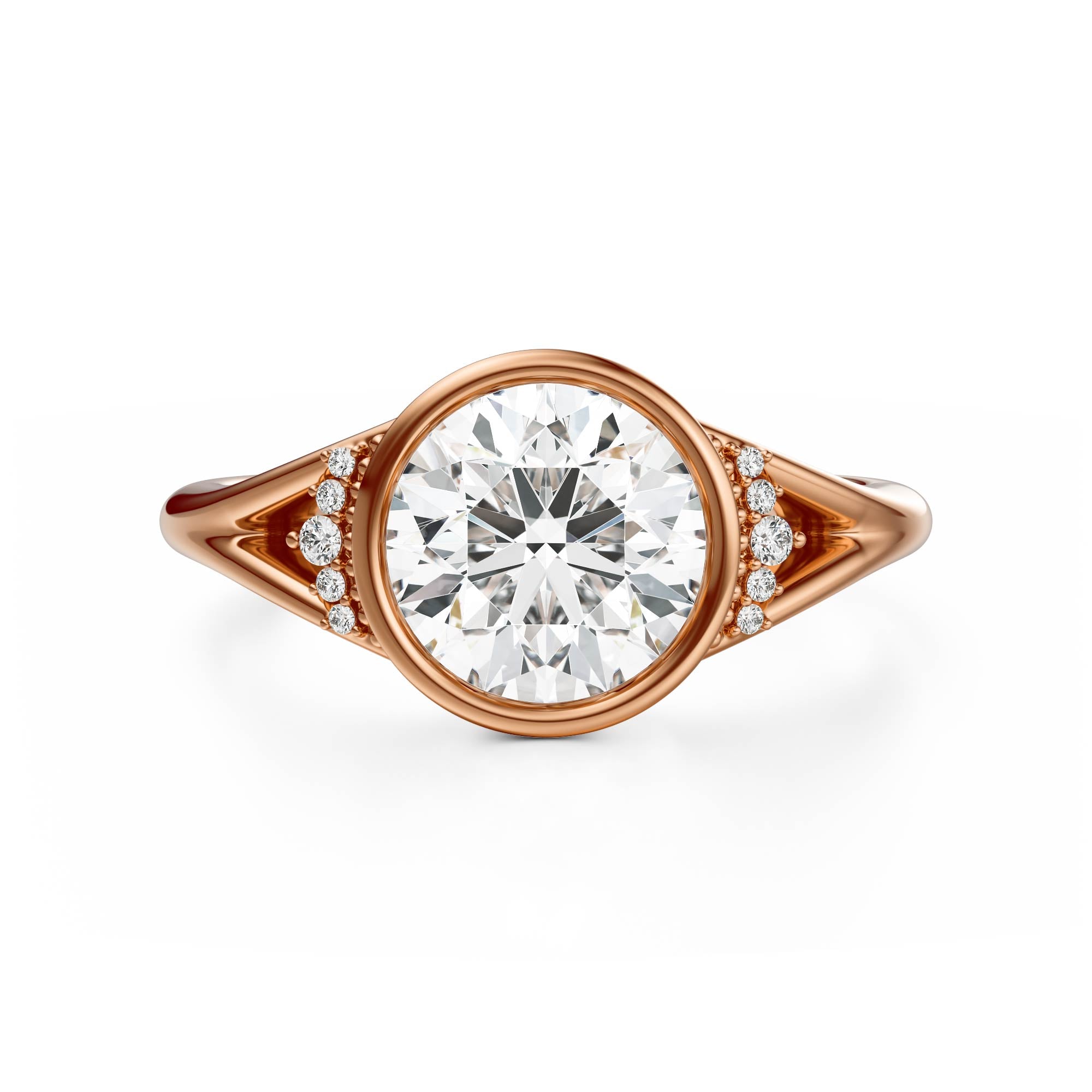 The Bezel Serendipity Ring | Round | Setting Only