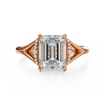 The Serendipity Ring | Emerald Cut