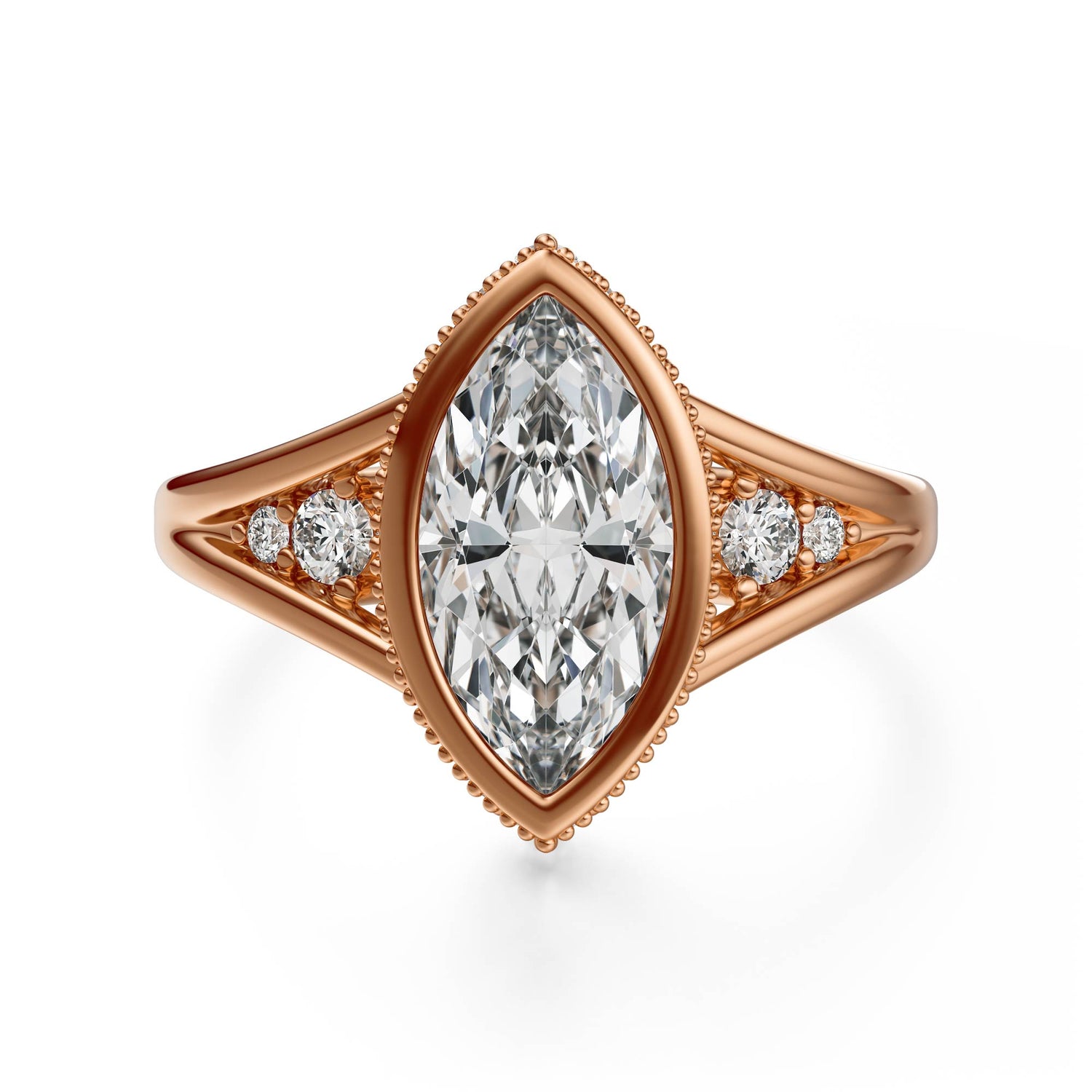 The Sitara Ring | Marquise | Setting Only - Lavender Creek Gems 
