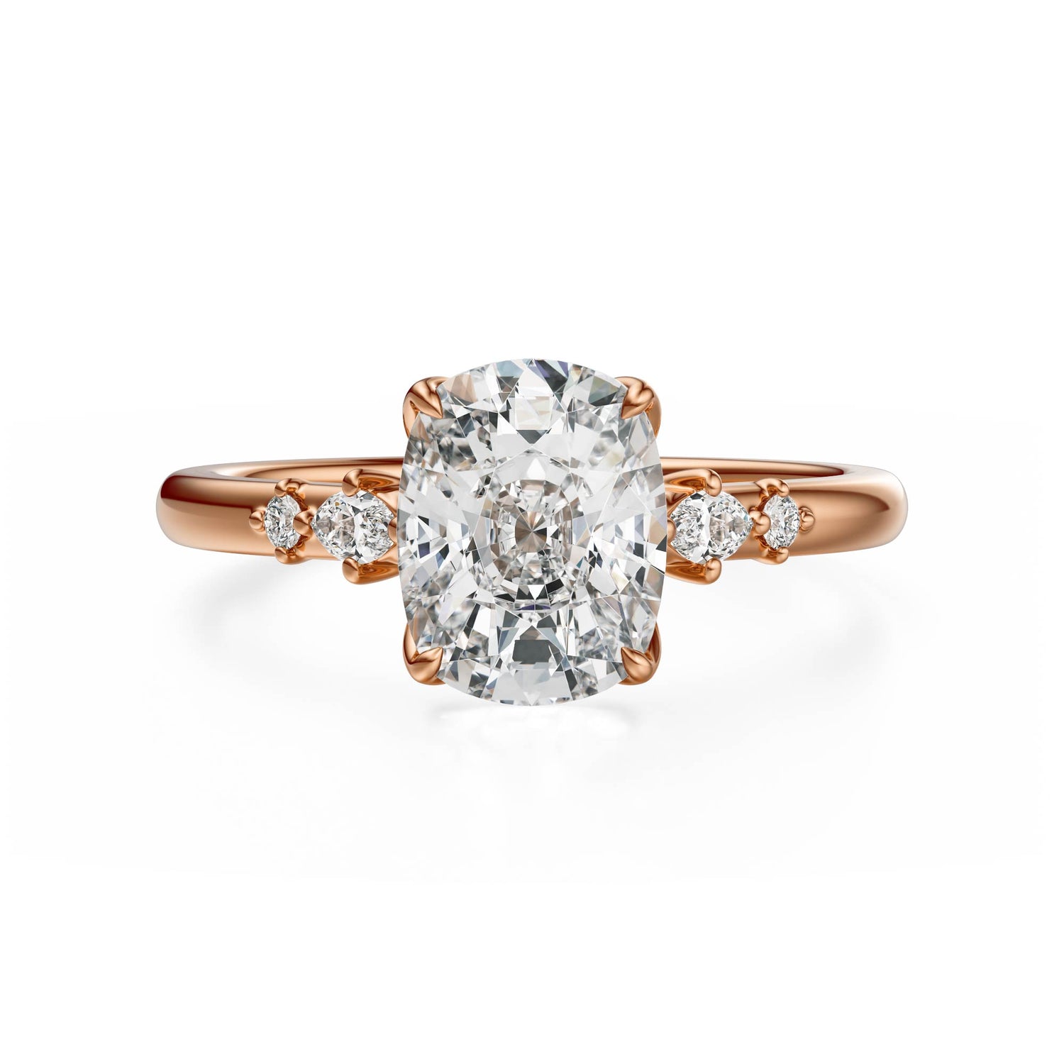 The Skye Ring | Elongated Cushion | Setting Only - Lavender Creek Gems 