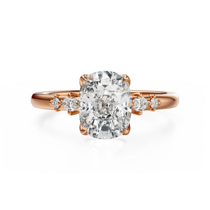 The Skye Ring | Elongated Cushion | Setting Only - Lavender Creek Gems 