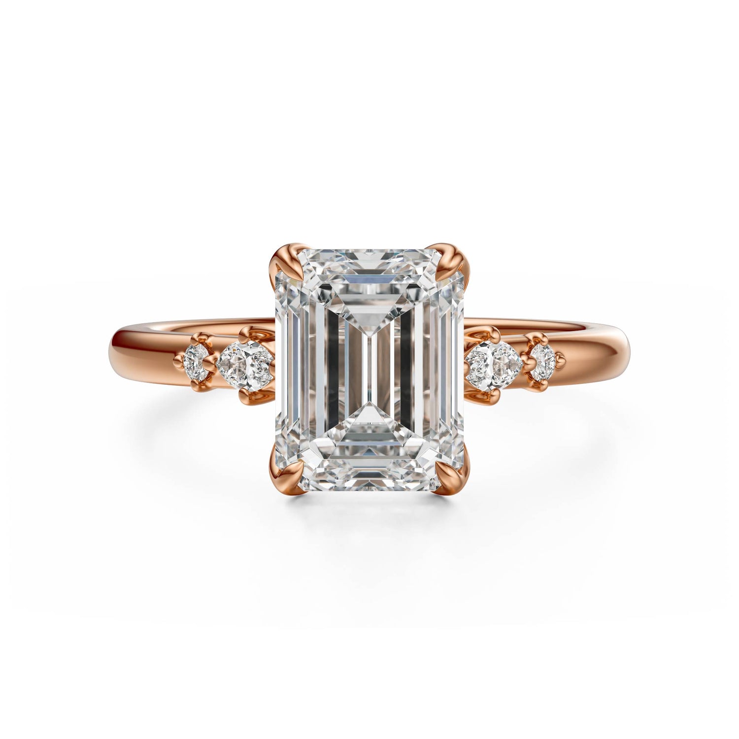 The Skye Ring | Emerald Cut - Lavender Creek Gems 