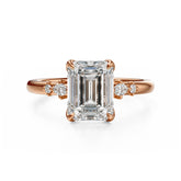 The Skye Ring | Emerald Cut - Lavender Creek Gems 