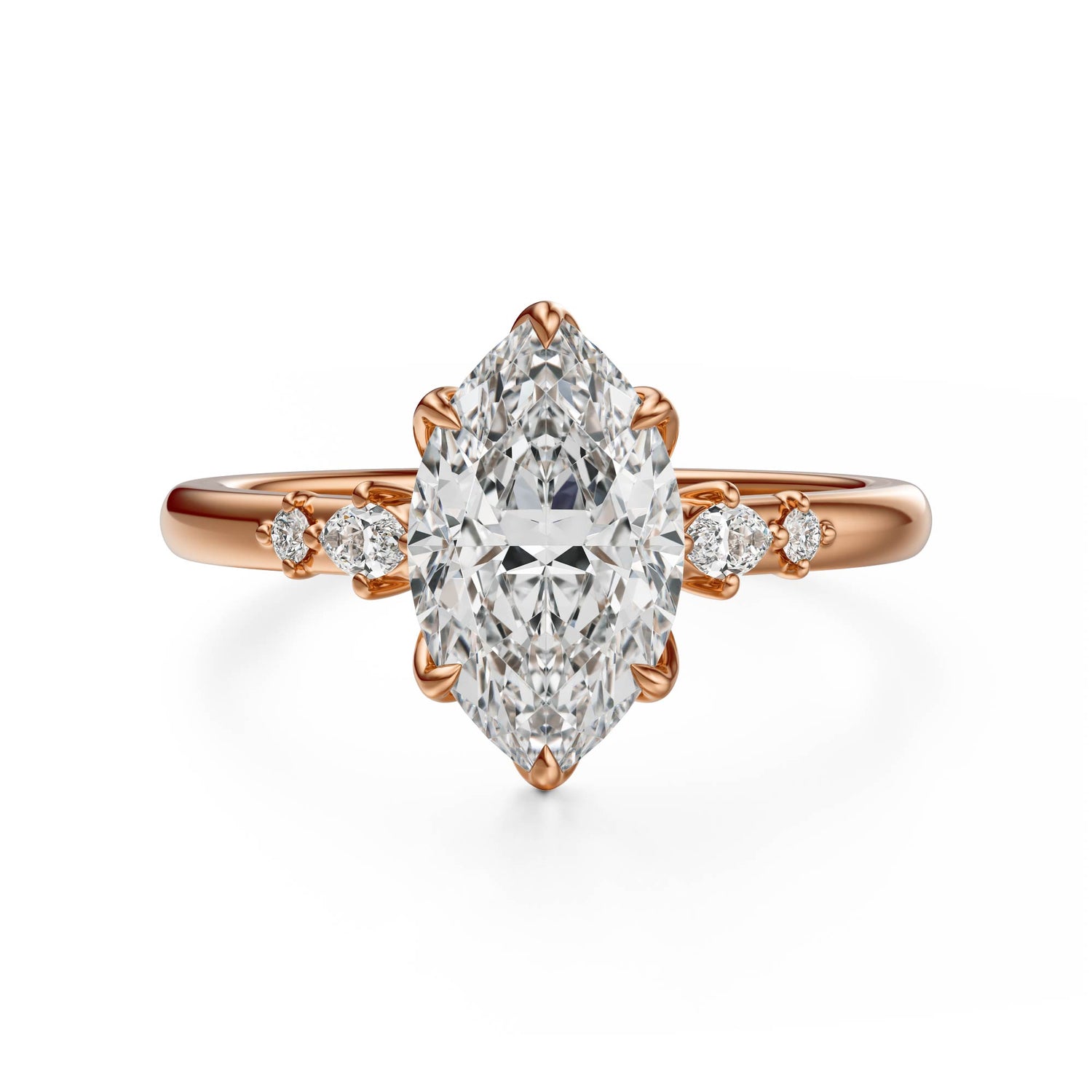 The Skye Ring | Marquise | Setting Only - Lavender Creek Gems 