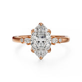 The Skye Ring | Marquise | Setting Only - Lavender Creek Gems 