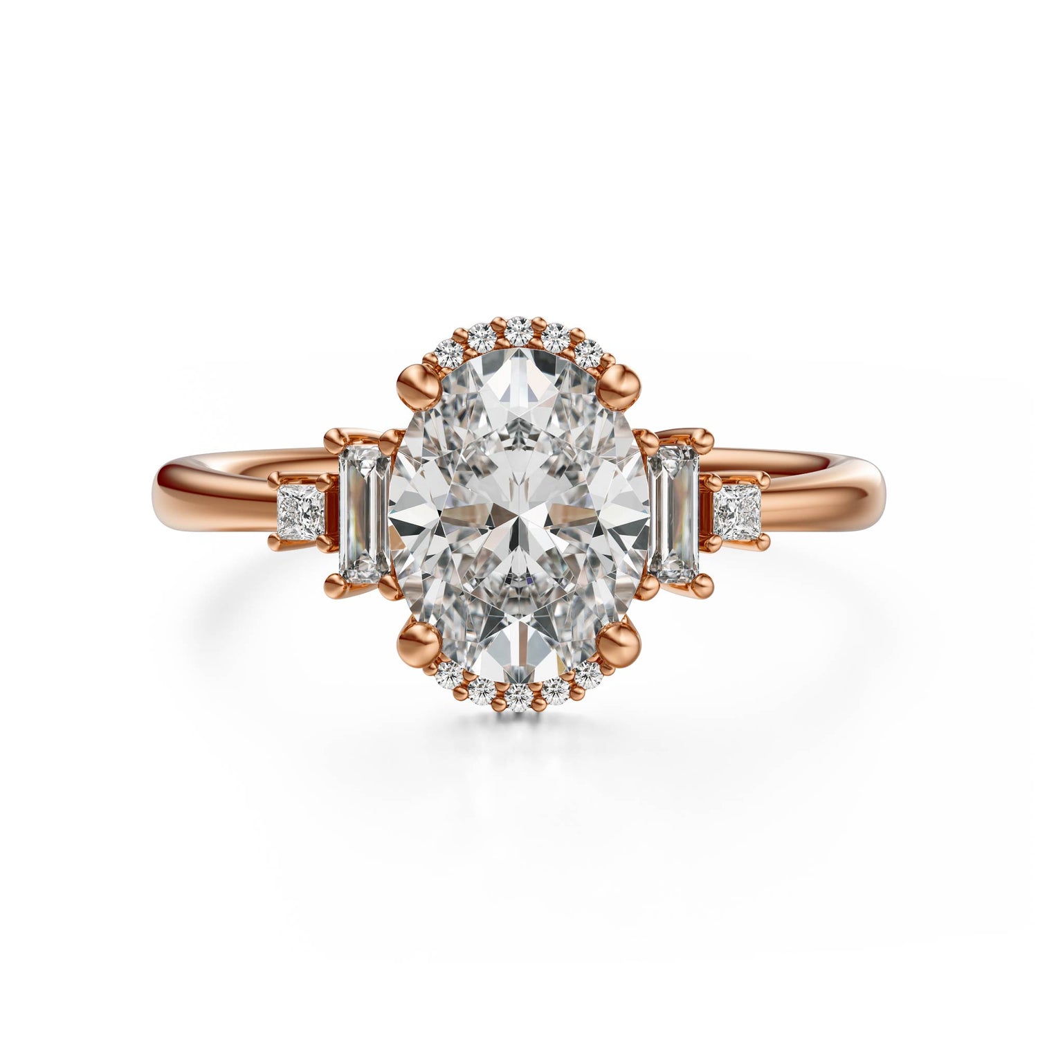 The Sura Ring | Oval | Setting Only