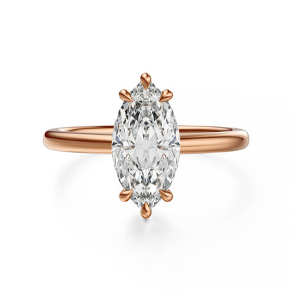 The Thalassa Ring | Marquise | Setting Only - Lavender Creek Gems 