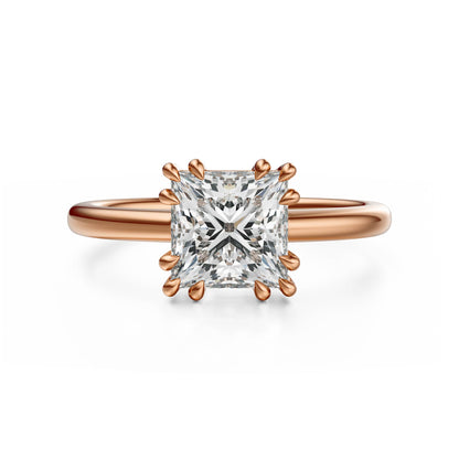 The Thalassa Ring | Princess | Setting Only - Lavender Creek Gems 
