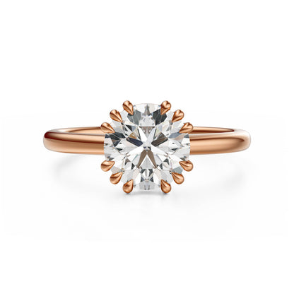 The Thalassa Ring | Round | Setting Only - Lavender Creek Gems 