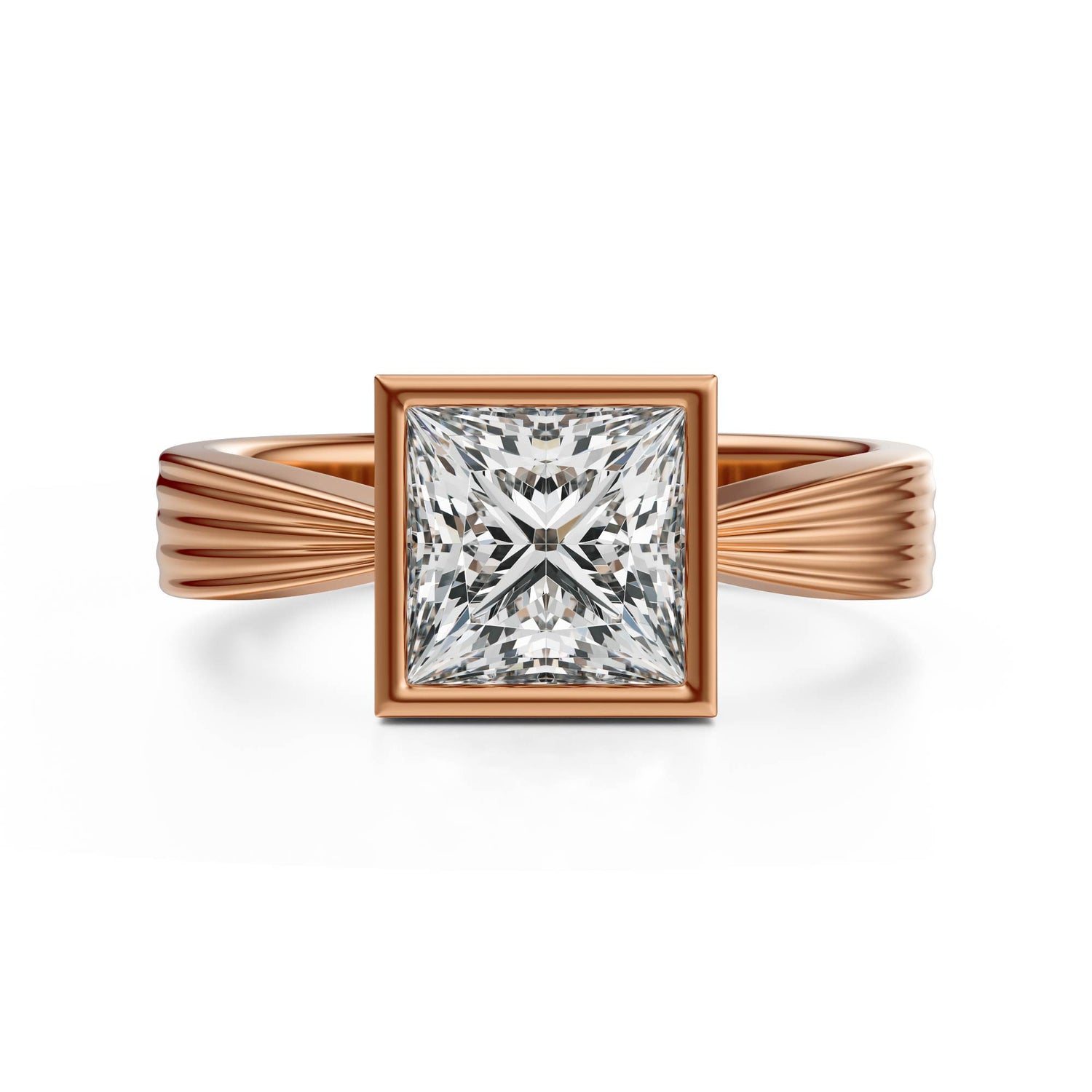 The Veil Ring | Princess | Setting Only - Lavender Creek Gems 