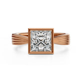 The Veil Ring | Princess | Setting Only - Lavender Creek Gems 