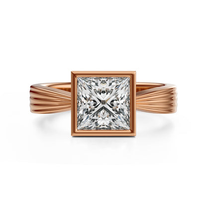 The Veil Ring | Princess | Setting Only - Lavender Creek Gems 