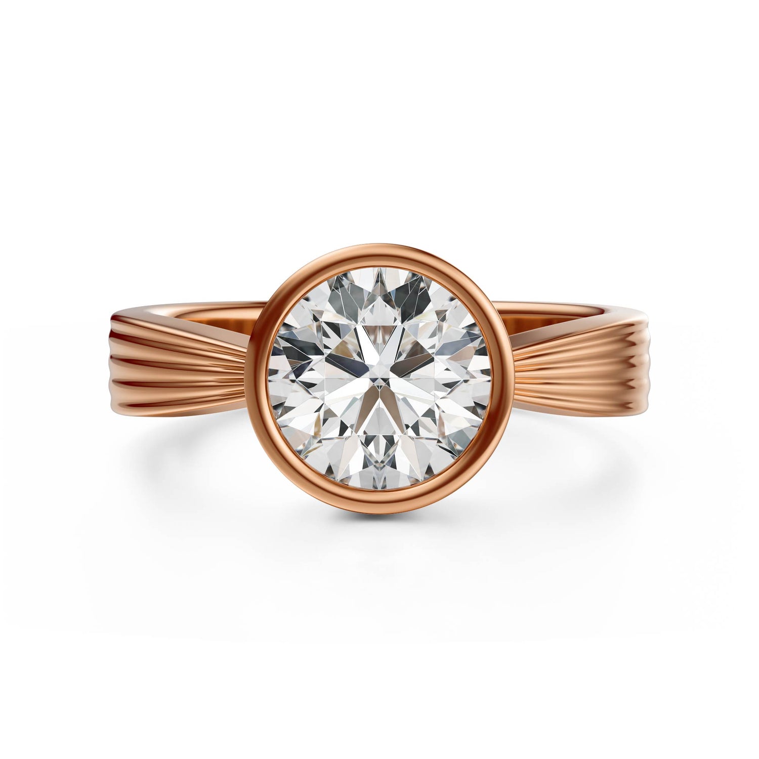 The Veil Ring | Round | Setting Only - Lavender Creek Gems 